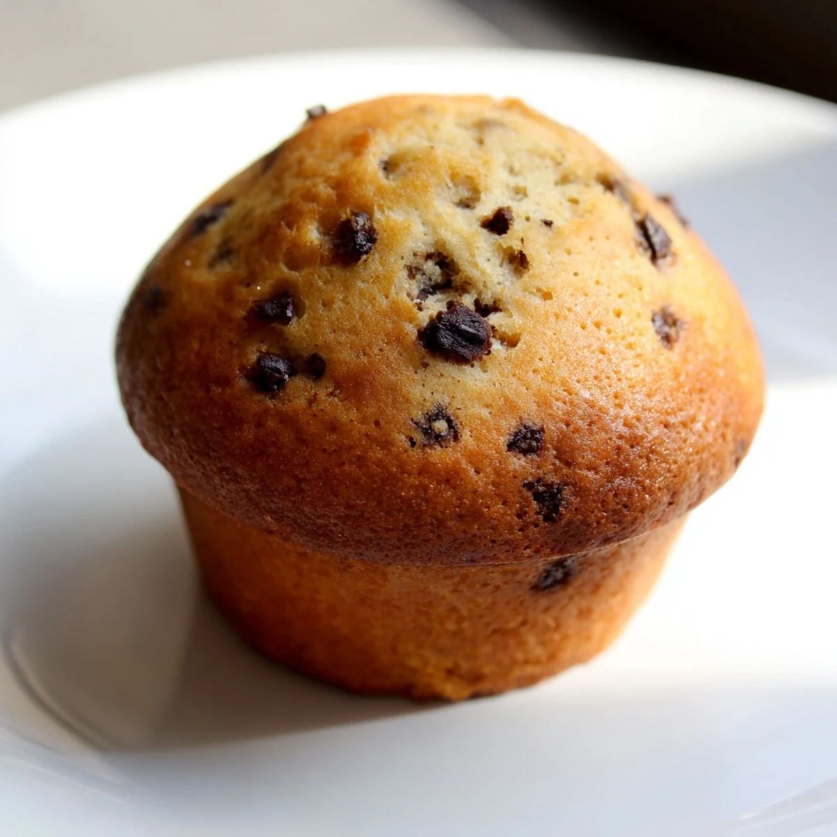 Freshly baked French Roast Coffee Muffins with Mochi Flour spill out of a muffin tin, showing golden-brown tops and cracked centers.