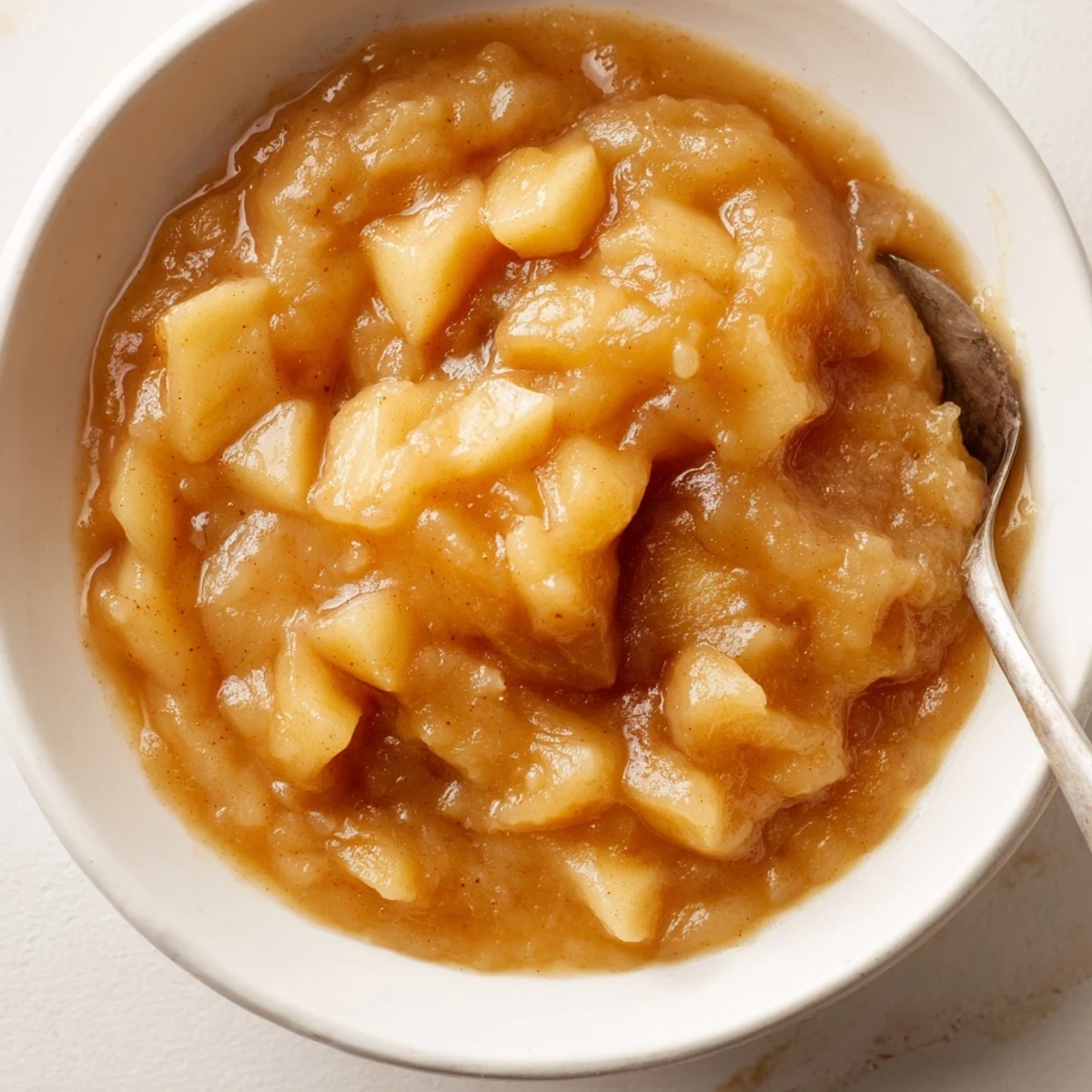 Homemade Fall Caramel Apple Jam cooling by canning jars, buttery sweet scent.