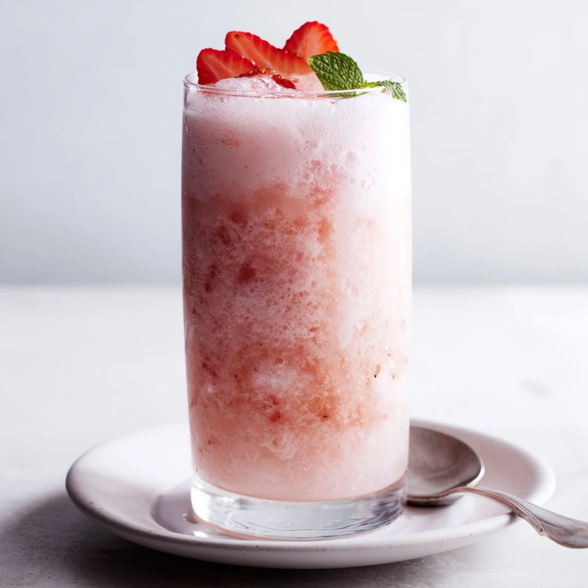 Creamy Strawberry Coconut Cooler Recipe blended smooth, zesty lime and tropical coconut aroma