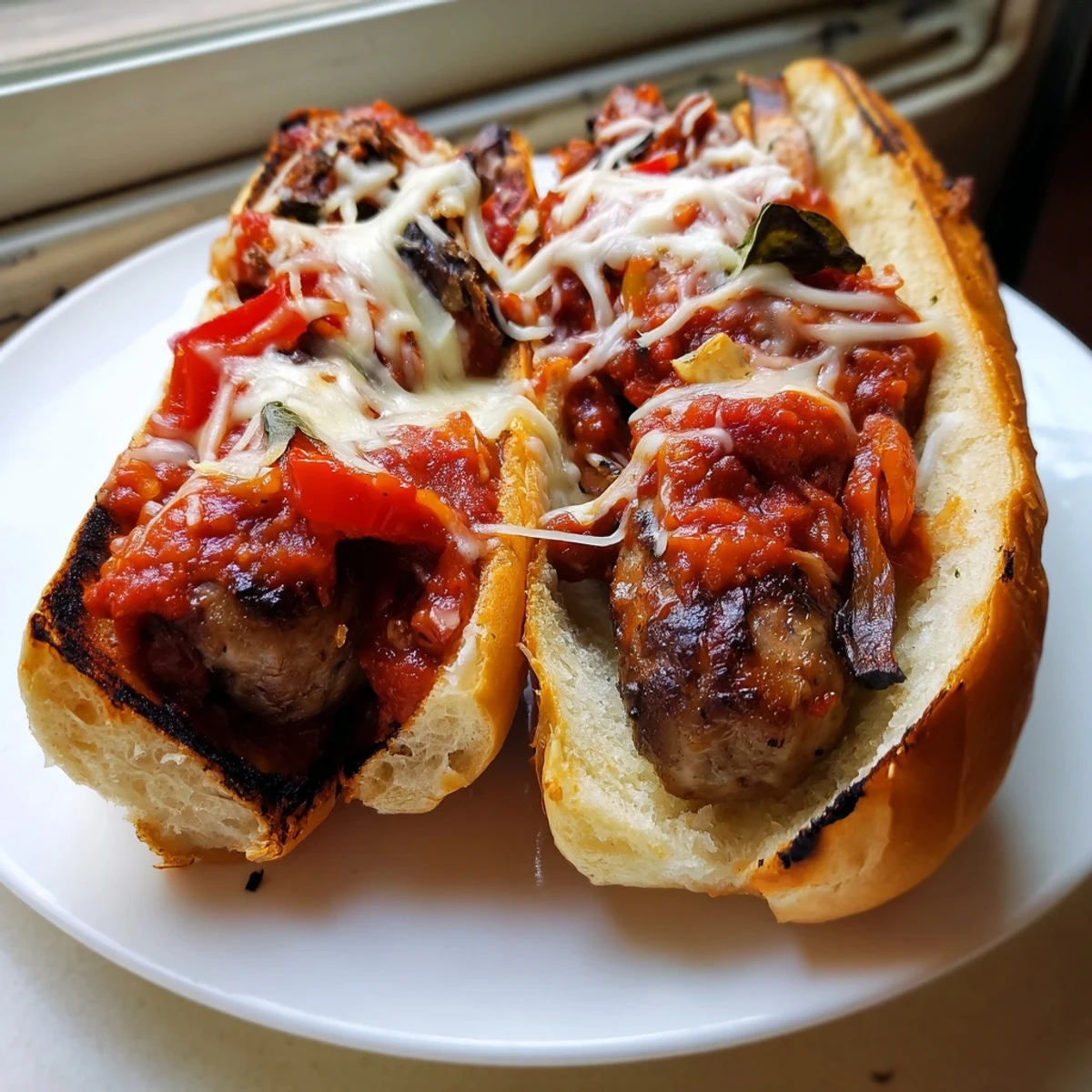 Grilled Sausage Grinders