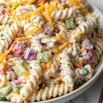Creamy Ranch Pasta Salad