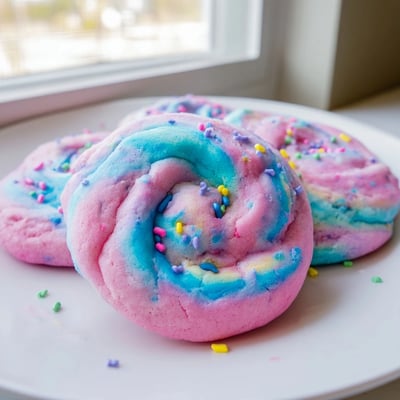 Cotton Candy Cookies